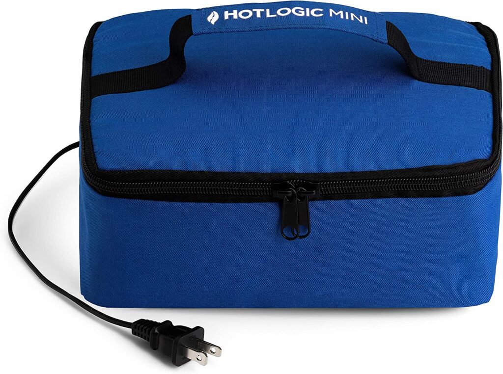 Blue Heated Lunch Box